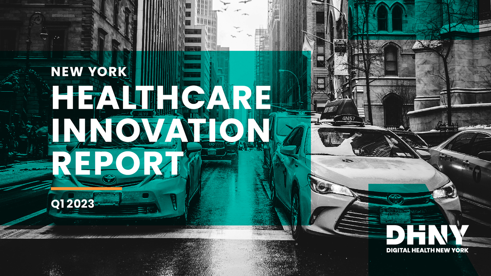Banner that says New York Healthcare Innovation Report